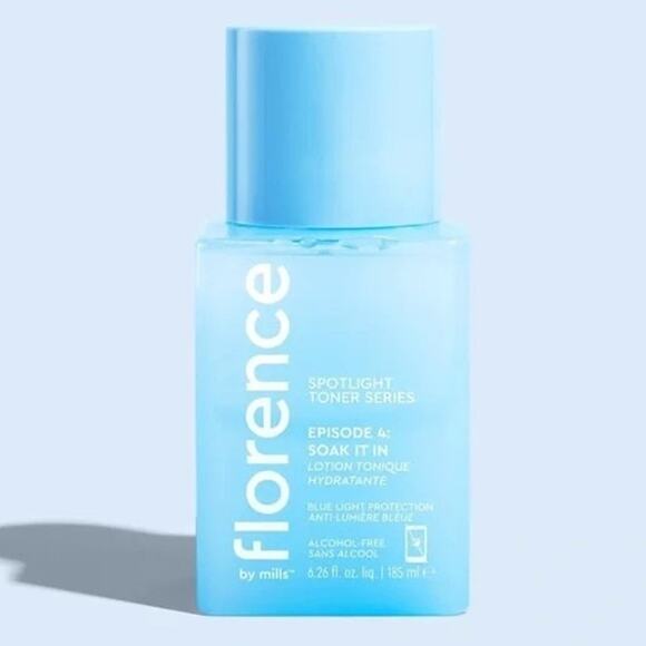 Florence by Mills Episode 4 Soak It In Blue Light Protection Toner 6.26 oz - New - Picture 1 of 12